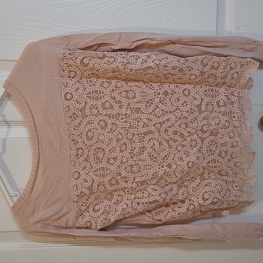American Eagle Blush Pink Sweater